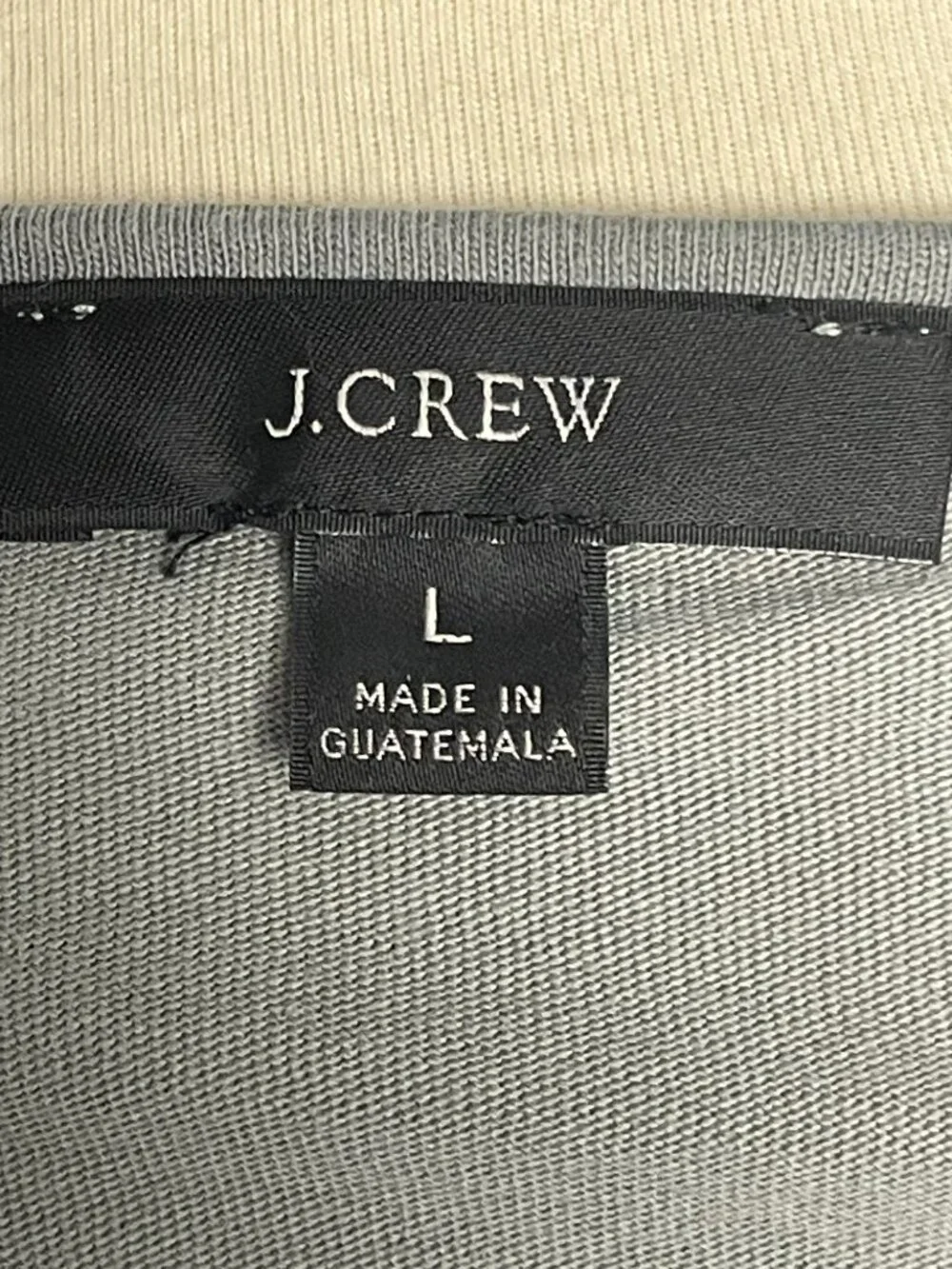 J.Crew Broken-In Jersey Button-Front Top - Size L (Style BK310) 100% Cotton